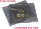 स्वनिर्धारित चमकदार एंटी स्टेटिक प्लास्टिक बैग कॉपरप्लेट प्रिंटिंग 2/3 सीलिंग साइड