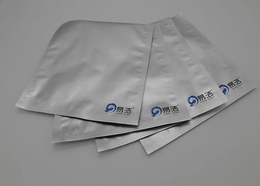 व्हाइट लाइट शील्ड एल्यूमिनियम फोइल बैग फ्लैट अनुकूलित डिजाइन ऑफसेट प्रिंटिंग
