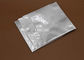 फ्लैट जिपर / हैंडल एल्यूमिनियम फोइल बैग, पनरोक सिल्वर फोइल बैग
